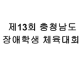 제13회 충청남도 장애학생 체육대회 스케치 영상